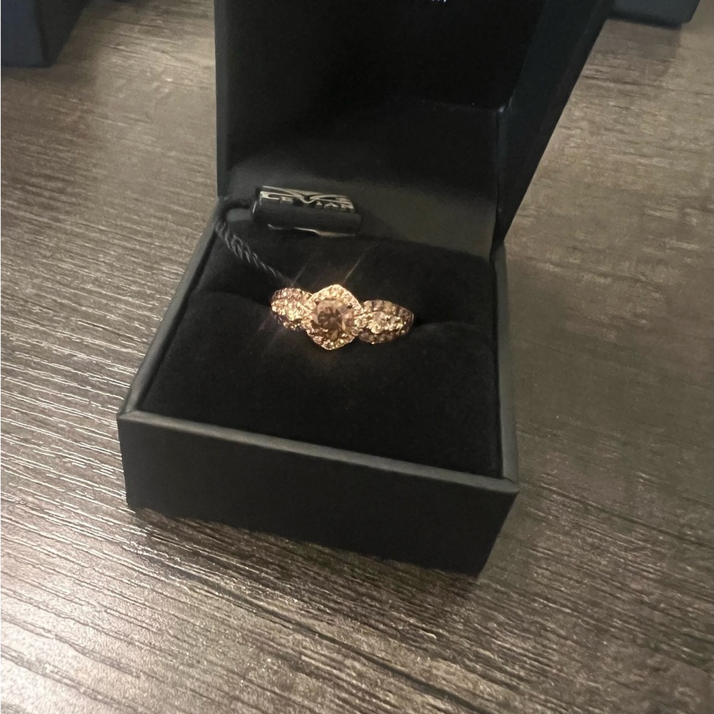 Levian Chocolate diamond Ring in 14K Rose Gold - Picture 6 of 10